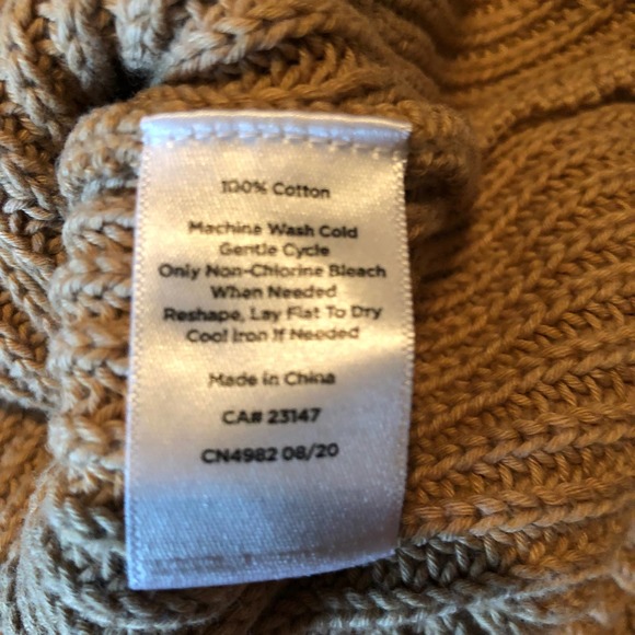 NWT Talbots Mockneck Shaker Stitch Stripe Sweater - Size  - Petite XS (0-2) - Picture 7 of 7